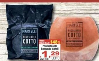 CTS Supermercati Prosciutto cotto offerta