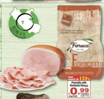 CTS Supermercati Prosciutto cotto offerta
