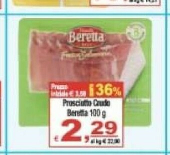 CTS Supermercati Prosciutto crudo offerta