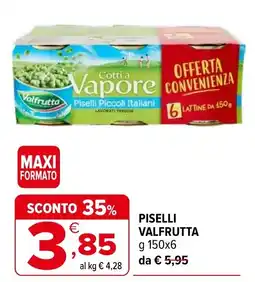 Iperal Piselli Valfrutta offerta