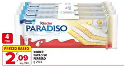 Iperal Kinder Paradiso offerta