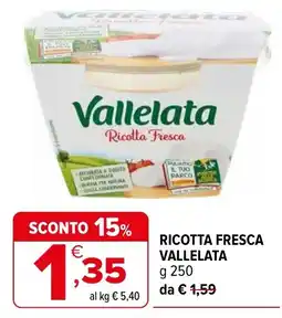 Iperal Ricotta Fresca Vallelata offerta
