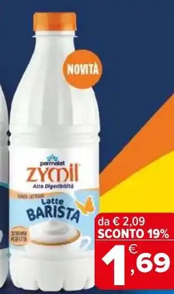 Iperal Zymil Latte Barista offerta
