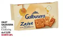 Iperal Zalet Galbusera offerta