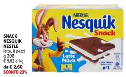 Iperal Snack Nesquik Nestlé offerta