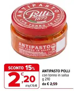 Iperal Antipasto Polli con tonno in salsa offerta