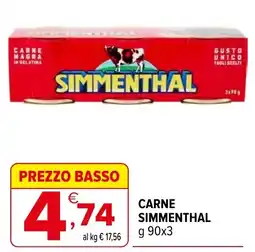 Iperal Carne Simmenthal offerta