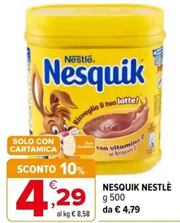 Iperal Nesquik Nestlé offerta