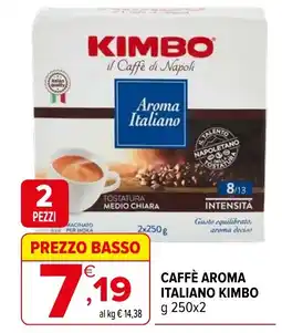 Iperal Caffè aroma italiano kimbo offerta