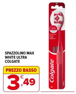 Iperal Spazzolino max white ultra colgate offerta