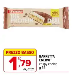 Iperal Barretta Enervit crispy cookie offerta