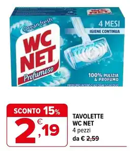 Iperal Tavolette WC Net Profumoso offerta