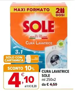 Iperal Cura lavatrice Sole offerta