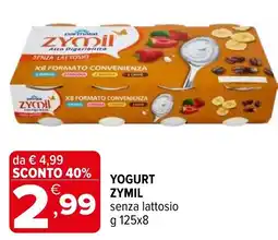 Iperal Yogurt Zymil senza lattosio offerta