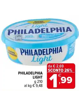 Iperal Philadelphia Light offerta