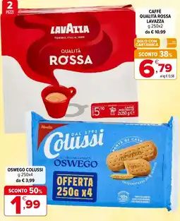Iperal Caffè Qualità Rossa Lavazza offerta