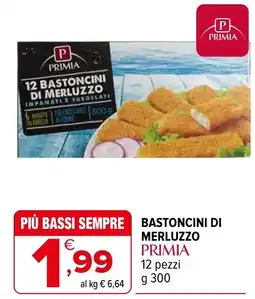 Iperal Bastoncini di merluzzo Primia offerta