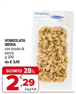 Iperal Vongolata Iberia offerta
