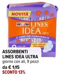 Iperal Assorbenti Lines Idea Ultra offerta