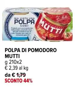 Iperal Polpa di pomodoro Mutti offerta
