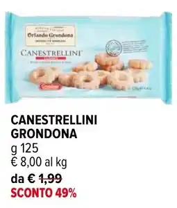 Iperal Canestrellini Grondona offerta