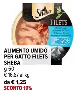 Iperal Alimento umido per gatto filets Sheba offerta