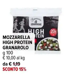 Iperal Mozzarella high protein granarolo offerta