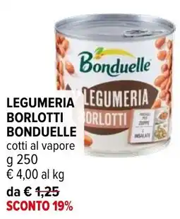Iperal Legumeria borlotti bonduelle offerta