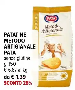 Iperal Patatine metodo artigianale Pata senza glutine offerta