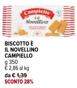 Iperal Biscotto è il Novellino Campiello offerta