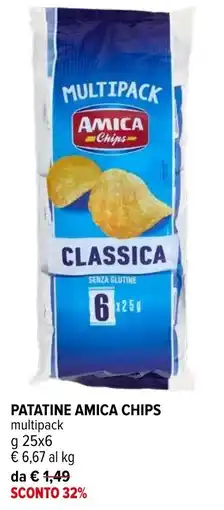 Iperal Patatine Amica Chips Classica offerta