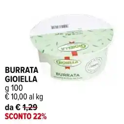 Iperal Burrata Gioiella offerta