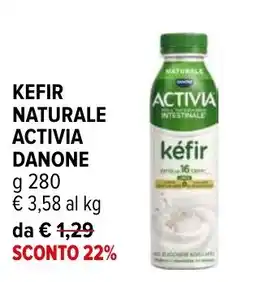 Iperal Kefir naturale Activia Danone offerta