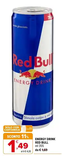 Iperal Energy Drink Red Bull offerta