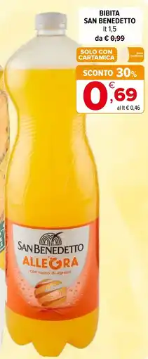 Iperal San Benedetto Alle Ora con succo di agrumi offerta