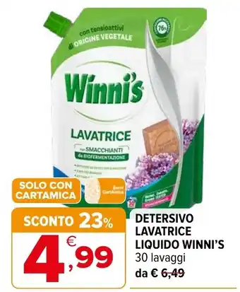 Detersivo lavatrice liquido Winni's