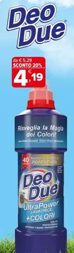 Iperal Deo Due UltraPower Lavatrice +Colori offerta