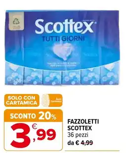 Iperal Fazzoletti Scottex offerta