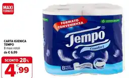Iperal Carta igienica Tempo Comfort offerta