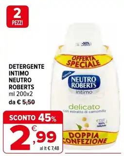 Iperal Detergente intimo Neutro Roberts delicato offerta