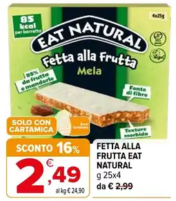 Iperal Fetta alla frutta Eat Natural offerta