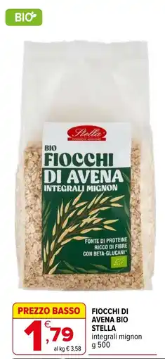 Iperal Fiocchi di avena bio Stella integrali mignon offerta