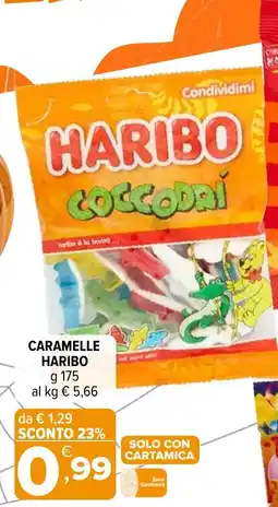 Iperal Caramelle Haribo Coccodrì offerta