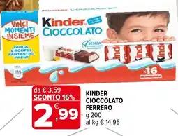 Iperal Kinder Cioccolato Ferrero offerta