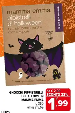 Iperal Gnocchi pipistrelli di Halloween Mamma Emma offerta