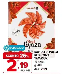 Iperal Ravioli di pollo red gyoza yamasuki offerta