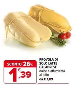 Iperal Provolà di solo latte calabrese offerta