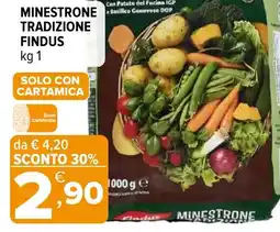 Iperal Minestrone tradizione Findus offerta