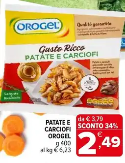 Iperal Patate e carciofi Orogel offerta