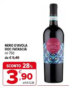 Iperal Nero d'Avola Fatascià offerta